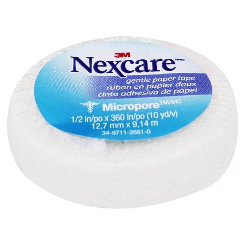 Micropore Nexcare Blanc Media Pulg