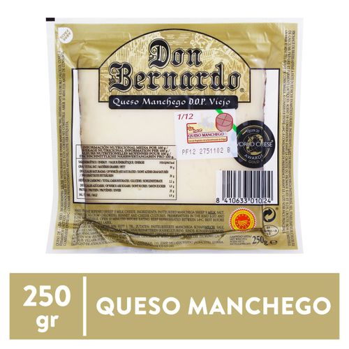 Queso Manchego Dbernardo Cuna 250Gr