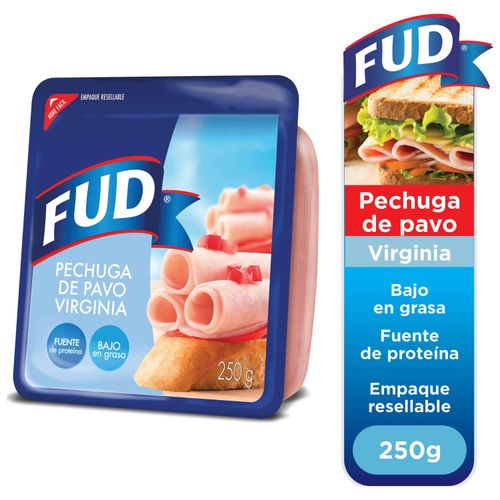 Jamón Fud Virginia Pechuga De Pavo - 250 g