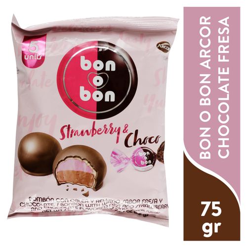 Chocolate Bon O Bon Fresa - 75 g