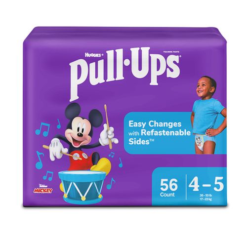 Pañales Huggies Pull Ups Niño Etapa XG-XXG/4-5, 17-23kg - 56Uds