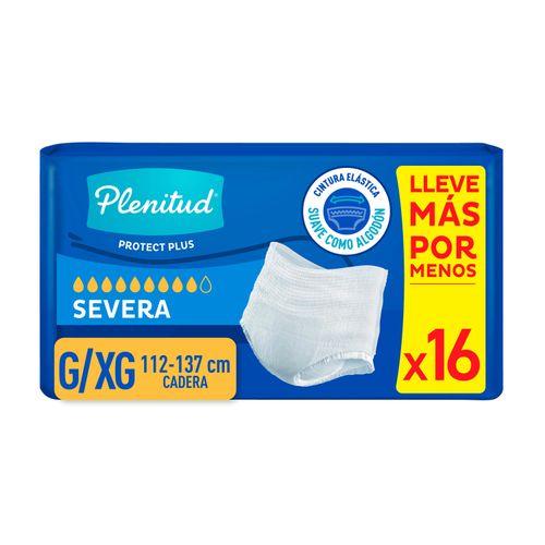 Ropa Interior Desechable Adulto Plenitud Protect Plus G/XG - 16Uds