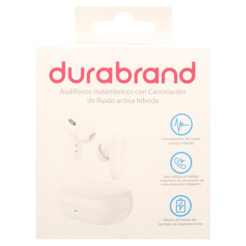 Durabrand Audifonos Buds Blanco H20prowh