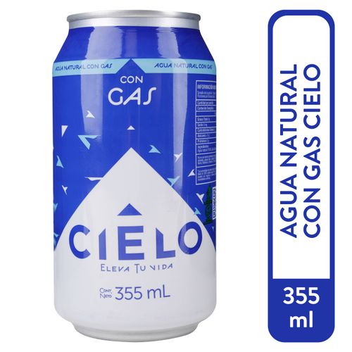 Bebida Gaseosa Cielo Gas 355 Ml