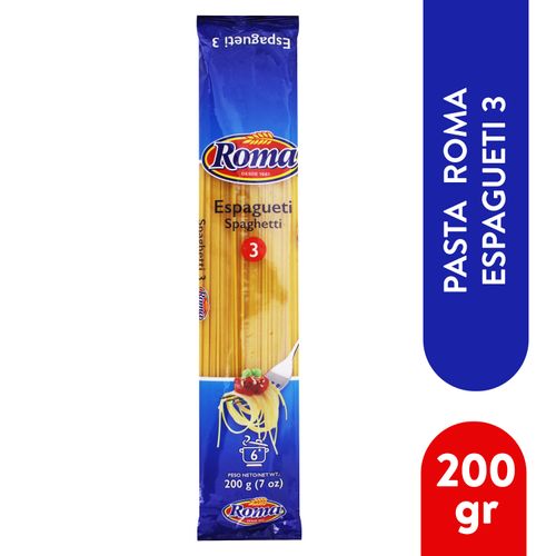 Pasta Roma No3 Espaguetini - 200gr