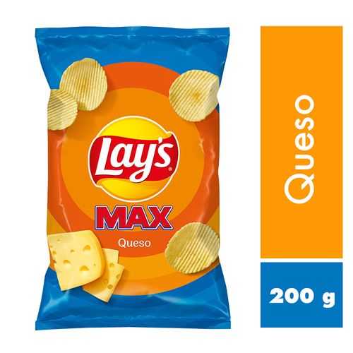 Snack Lays Max Queso Papa - 200gr