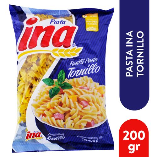 Pasta Ina Tipo Tornillo - 200g