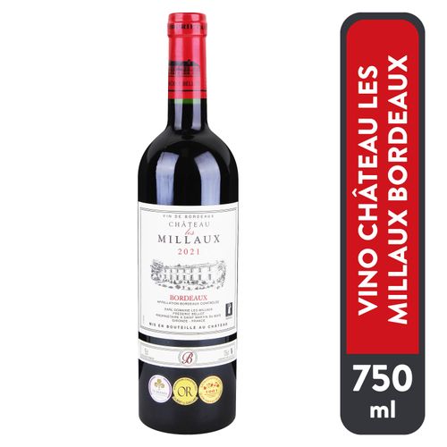 Vino Chateau Les Millaux Tinto - 750ml