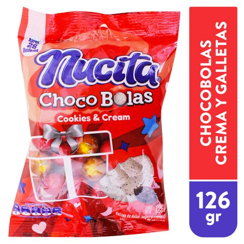 Chocolate Tutto Chocobolas Cookies Cream Navidad - 125 g