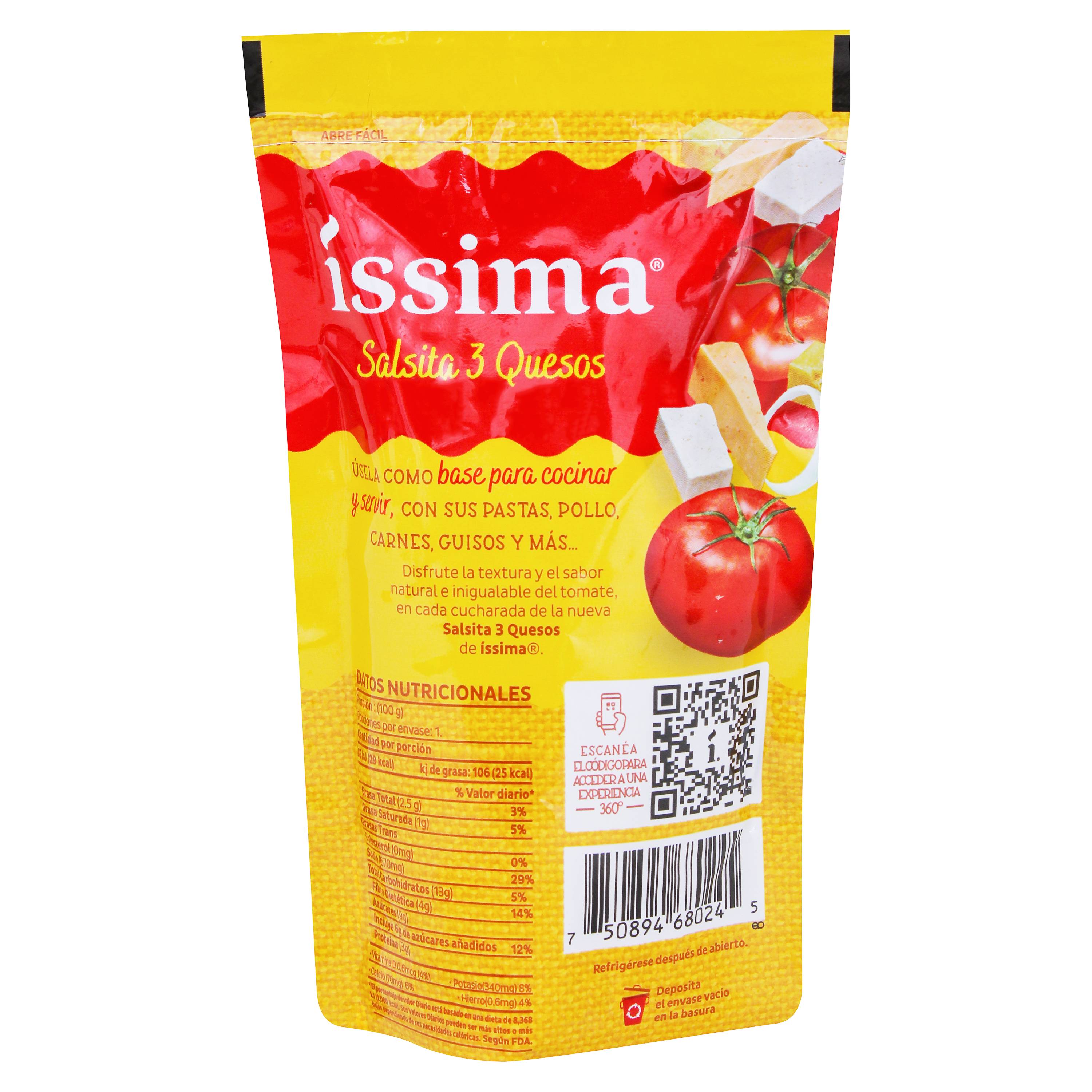 Comprar Salsita Issima 3 Queso - 90 g | Walmart Guatemala - Maxi ...