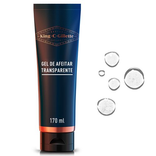 Gel para Rasuradora King C. Gillette para Rasuradora la Barba con  Rasuradora 170ml