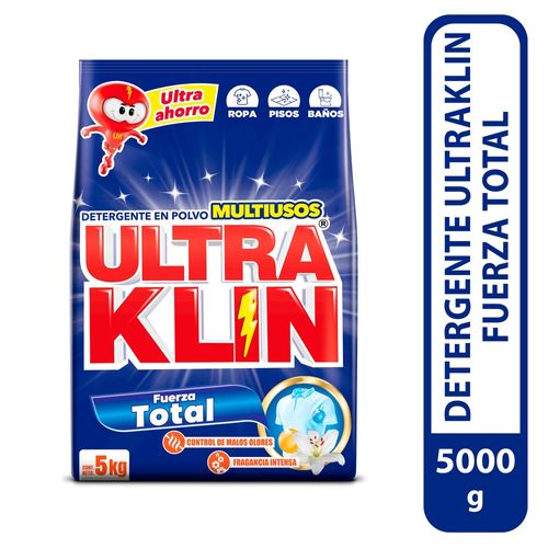 Detergente Ultraklin, fuerza total -5000g