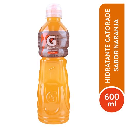 Bebida Gatorade Hidratante Sport Cap Naranja - 600ml