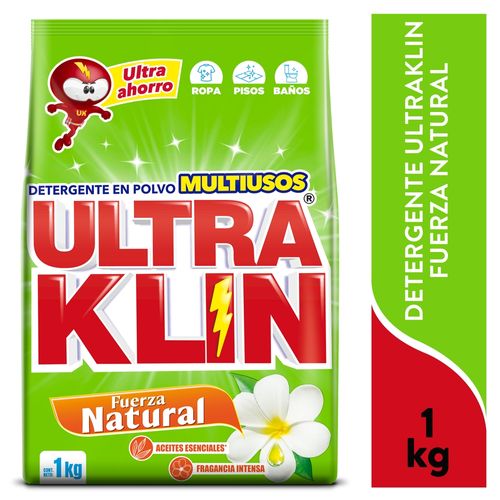 Detergente Ultraklin, Fuerza Natural -1000g