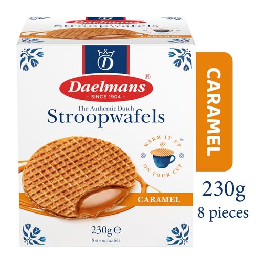 Stroopwafels Daelmans Cube Sabor A Caramelo - 230g