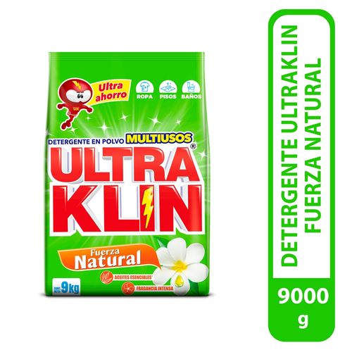 Detergente Ultraklin, Fuerza Natural -9000g