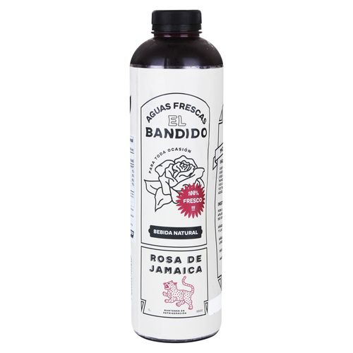 Agua fresca El Bandido sabor jamaica - 1000 ml