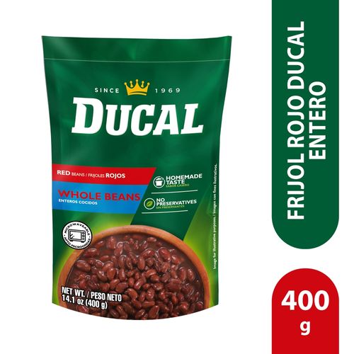 Ducal Frijol Rojo Entero Dpk 400gr