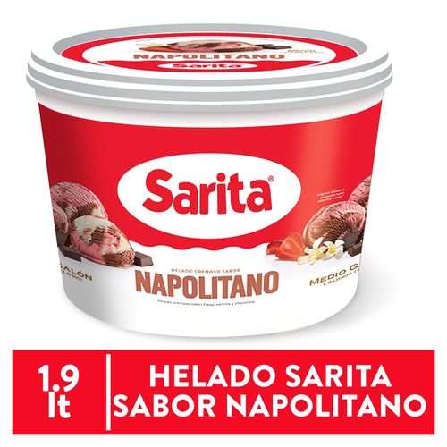 Helado Sarita, Napolitano -1.9L