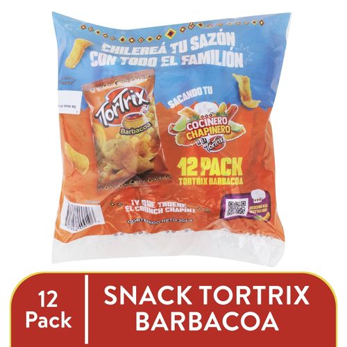 Snack Tortrix Barbacoa 12Pk 204Gr