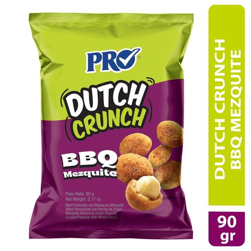 Snack Pro Dutch crunch BBQ Mezquite -90 g