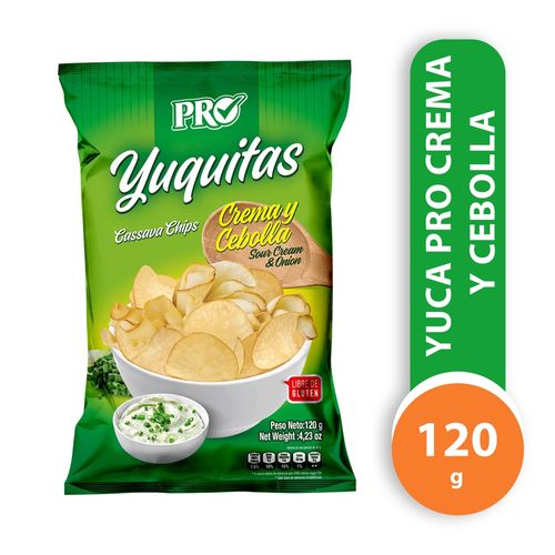 Yuquitas PRO Crema Y Cebolla - 120 g