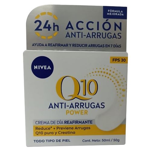 Crema Facial Nivea Reafirmante Q10 de Día -50ml