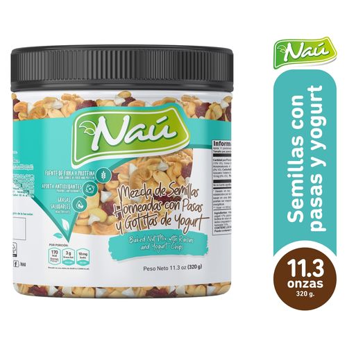 Snack Naú mix con gotas y yogurt -320g