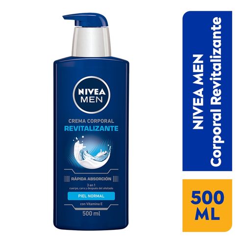 Crema Corporal Nive Men Revitalizante Piel Normal  - 500ml