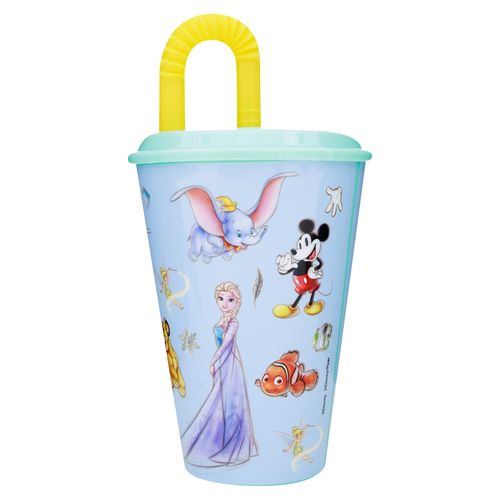 Stor Vaso Con Pajilla 430ml Disney 100