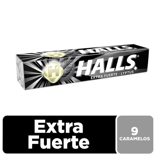 Confites Halls extra strong 9 Uds - 24.75 g