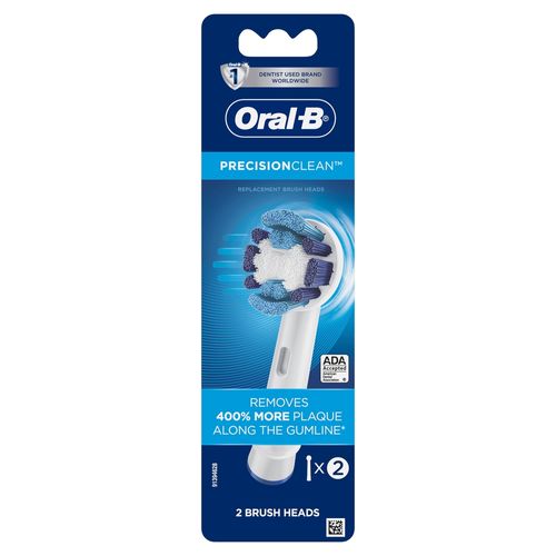 Cabezales Oral-B Repuesto Para Cepillo Dientes Eléctrico Precisión Clean -  2Uds