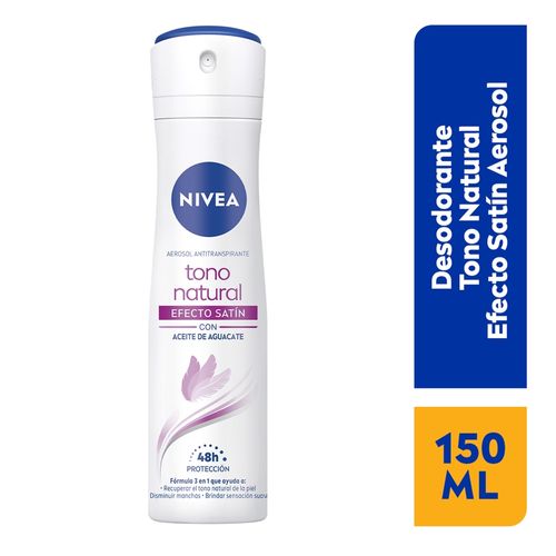 Desodorante Nivea Spray Aclarante Efecto Satin -150ml