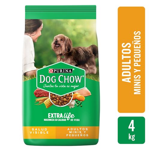 Alimento Perro Adulto Purina Dog Chow Minis y Pequeños -4kg