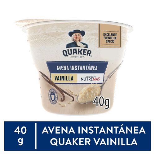 Avena Quaker Instantánea Vainilla - 40gr