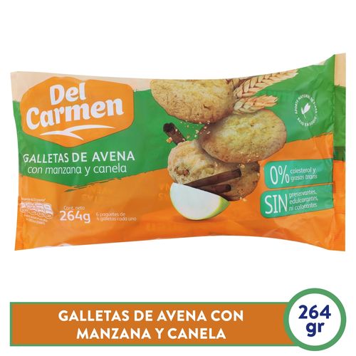 Galleta Del Carmen con Manzana y Canela - 264gr