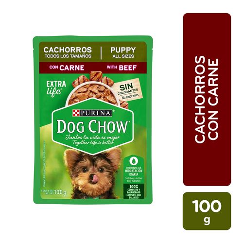 Alimento Húmedo Cachorros Purina Dog Chow Carne -100g