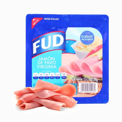 Jamon Fud Virginia De Pavo 290 Gr