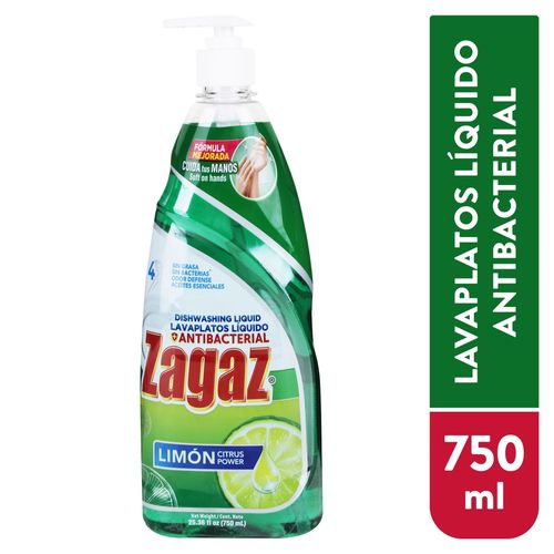 Lavaplatos Líquido Zagaz Citrus 750 Ml