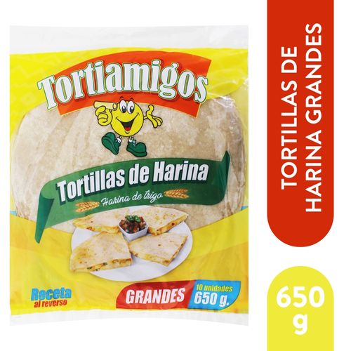 Tortilla de harina Tortiamigos XG 10 Uds - 650 g