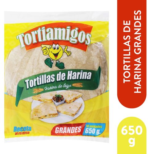 Tortilla Tortiamigos Trigo Xg  10 Unidades - 650gr