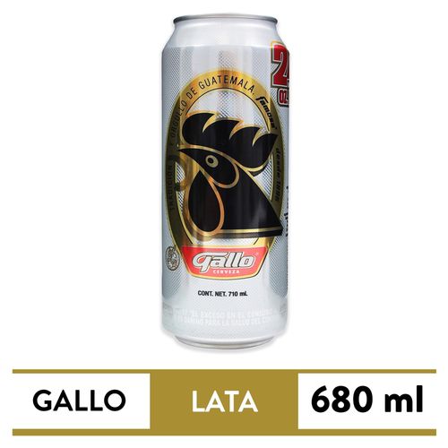 Cerveza Gallo Lata - 680ml