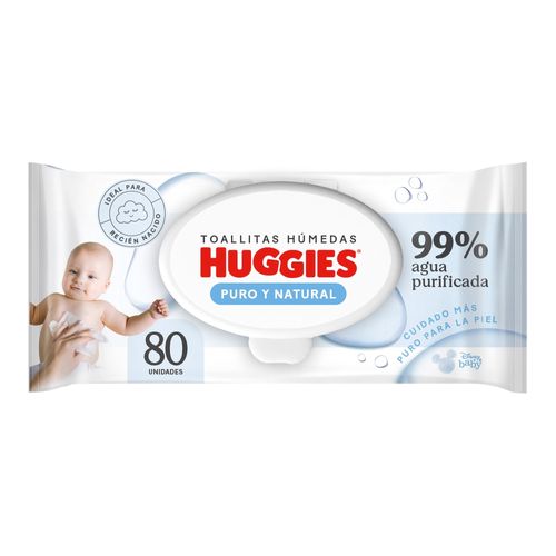 Toallas Húmedas Huggies Recién Nacido - 80Uds