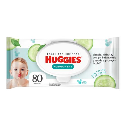 Toallas Húmedas Huggies One & Done - 80Uds