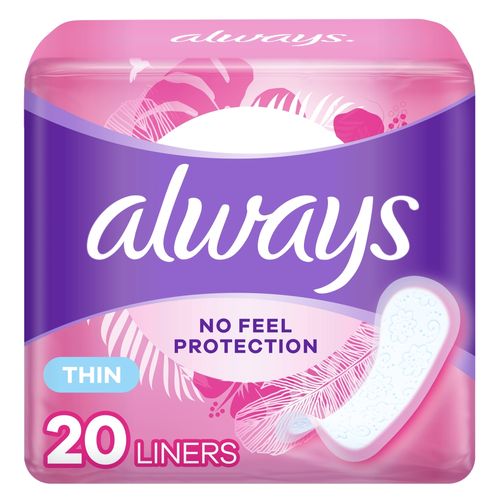 Protectores diarios Always No Feel Protection Regular -20 uds