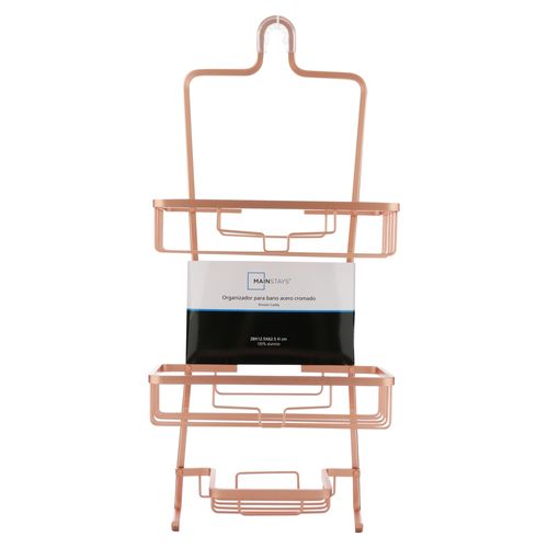 Ms Organizador Para Bano Acero Cromado