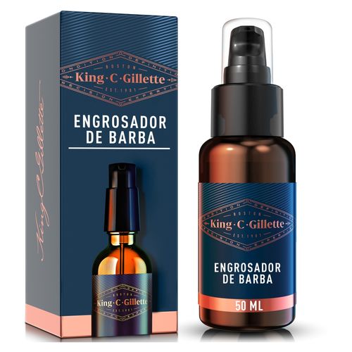 Serum Engrosador King C Gillette De Barba, Con Argán - 50ml