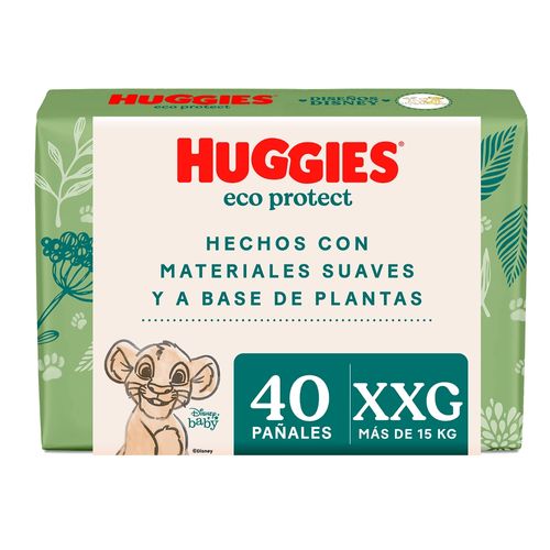 Pañales Huggies Eco Protect Etapa 5/XXG -40 uds