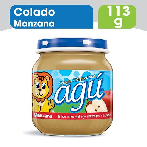 Agu Baby Vidrio Manzana 113Gr