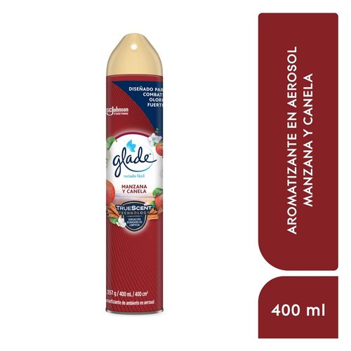 Aromatizante Aerosol Manzana Canela Glade - 400ml